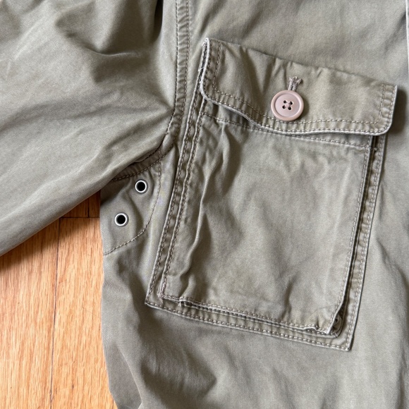 J.CREW Hunter Green Cotton Field Mechanic Military Utility Jacket - Picture 9 of 15